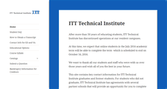 Desktop Screenshot of itt-tech.info